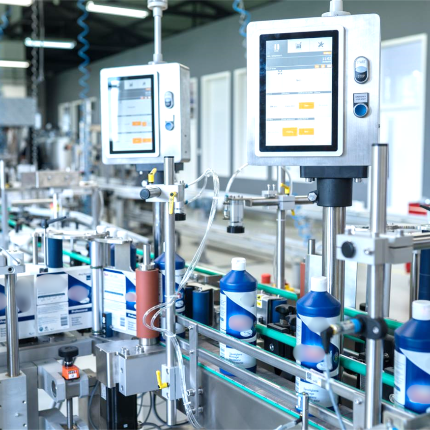 Small Pack Line Automated Labelling